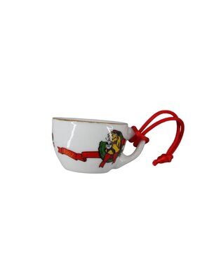 1992 Lions Coffee Ornament Teacup Hawaii Vintage Christmas Xmas Holiday 94747